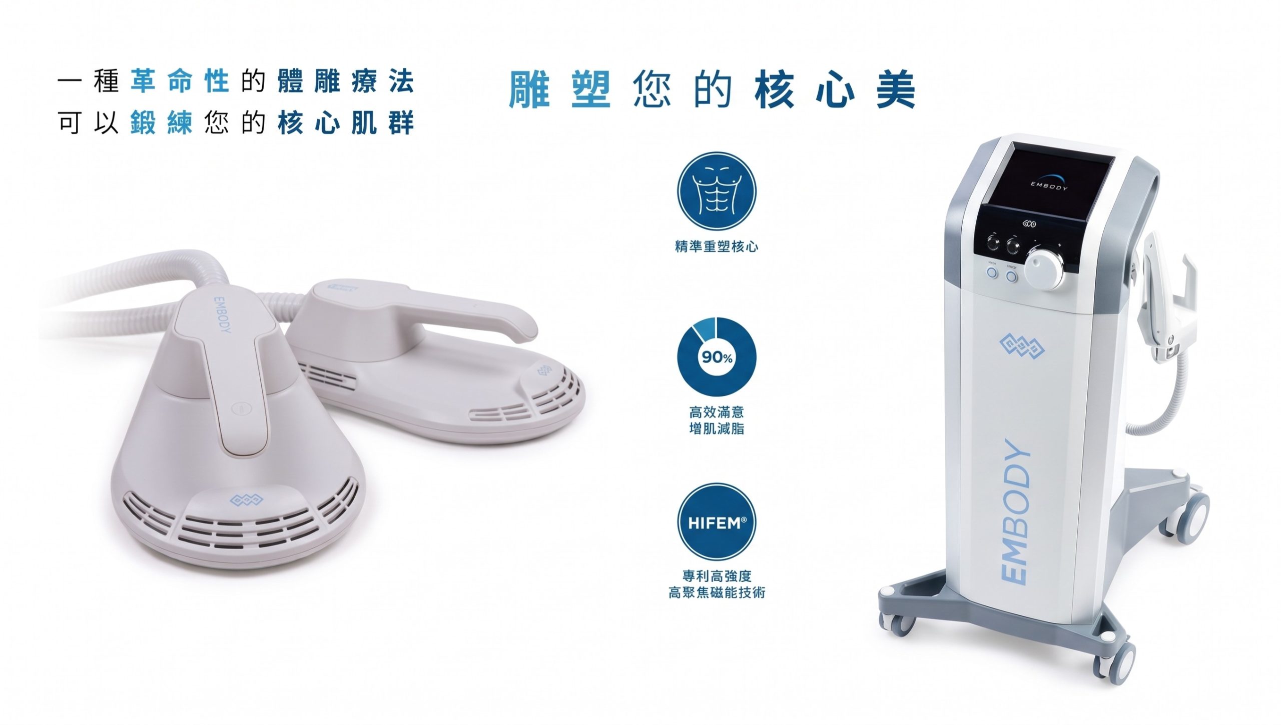 MUREIN沐容美學 EMBODY® 核心美力 非侵入式肌肉鍛鍊儀器